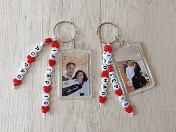 Set de Llaveros Personalizados “Llévame Siempre Contigo” – Rectangular