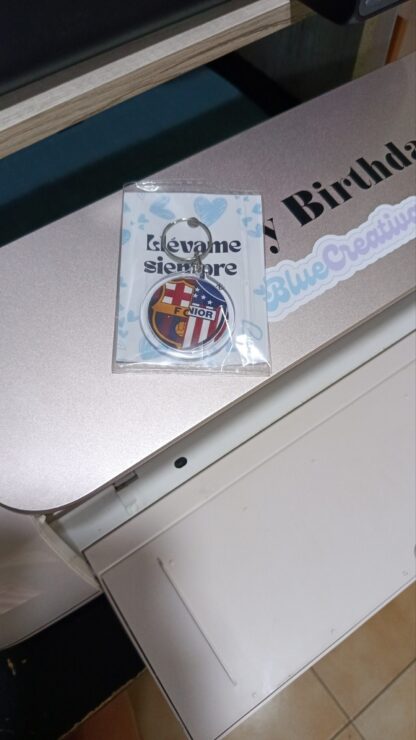 Llavero personalizado redondo