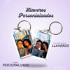 Duo-Llaveros Llavero Personalizado Rectangular