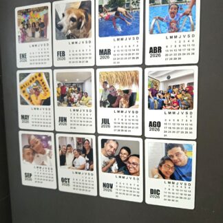 Calendario Magnético Con Fotos Personalizadas