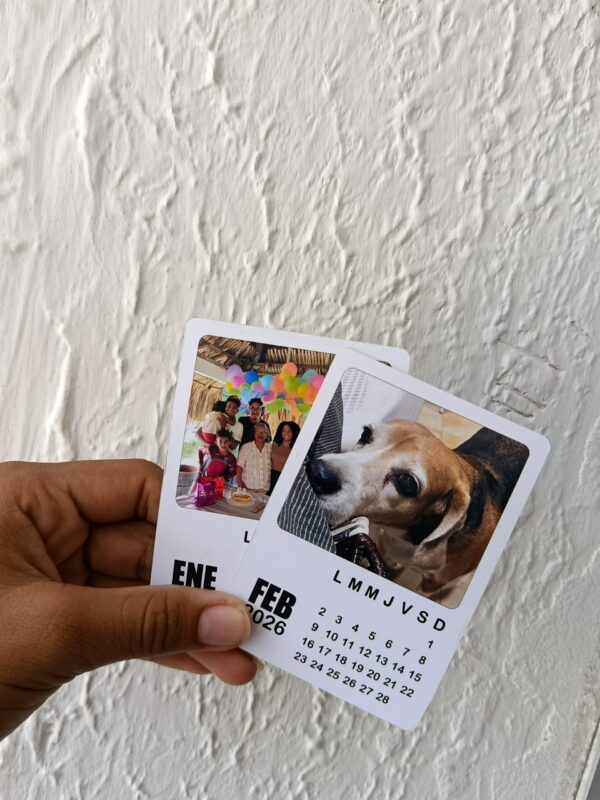 Calendario Magnético Con Fotos Personalizadas